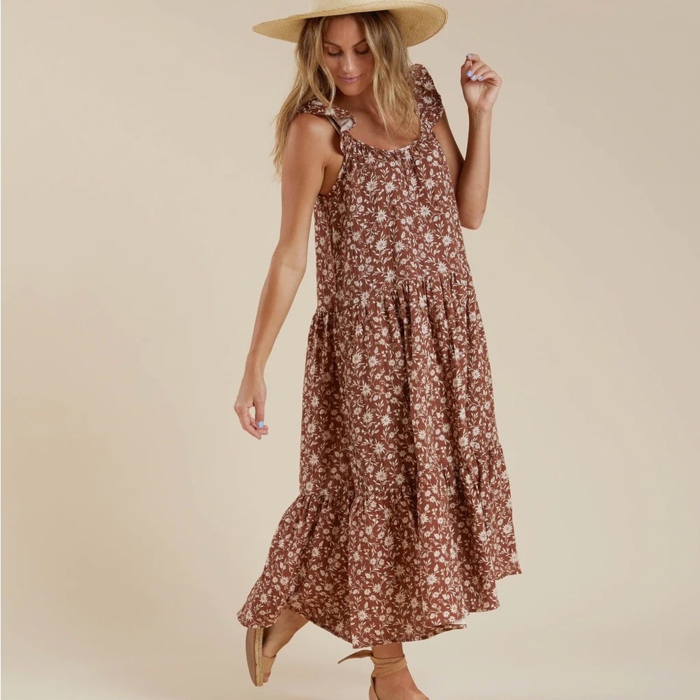abbie tiered maxi | wild floral
